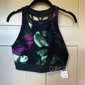 NWT Calvin Klein sports bra - size L